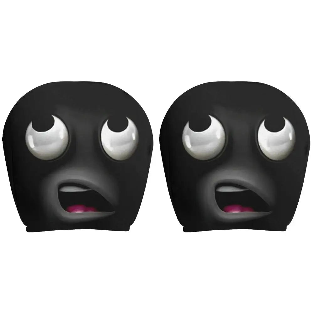 Cartoon Eyes Car Headrest Covers – 2-Pack Halloween Decor Car Headrest Cover Axl 03
