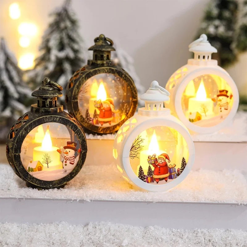 Christmas Round Wind Light – Festive Home Decor Ornament Christmas Decoration Axl