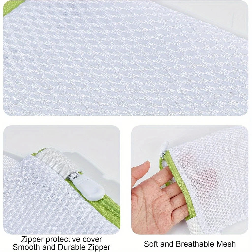 4-Pack Laundry Ball Mesh Bags – Zipper Washing Machine Bags Laundry Mesh Bag Axl