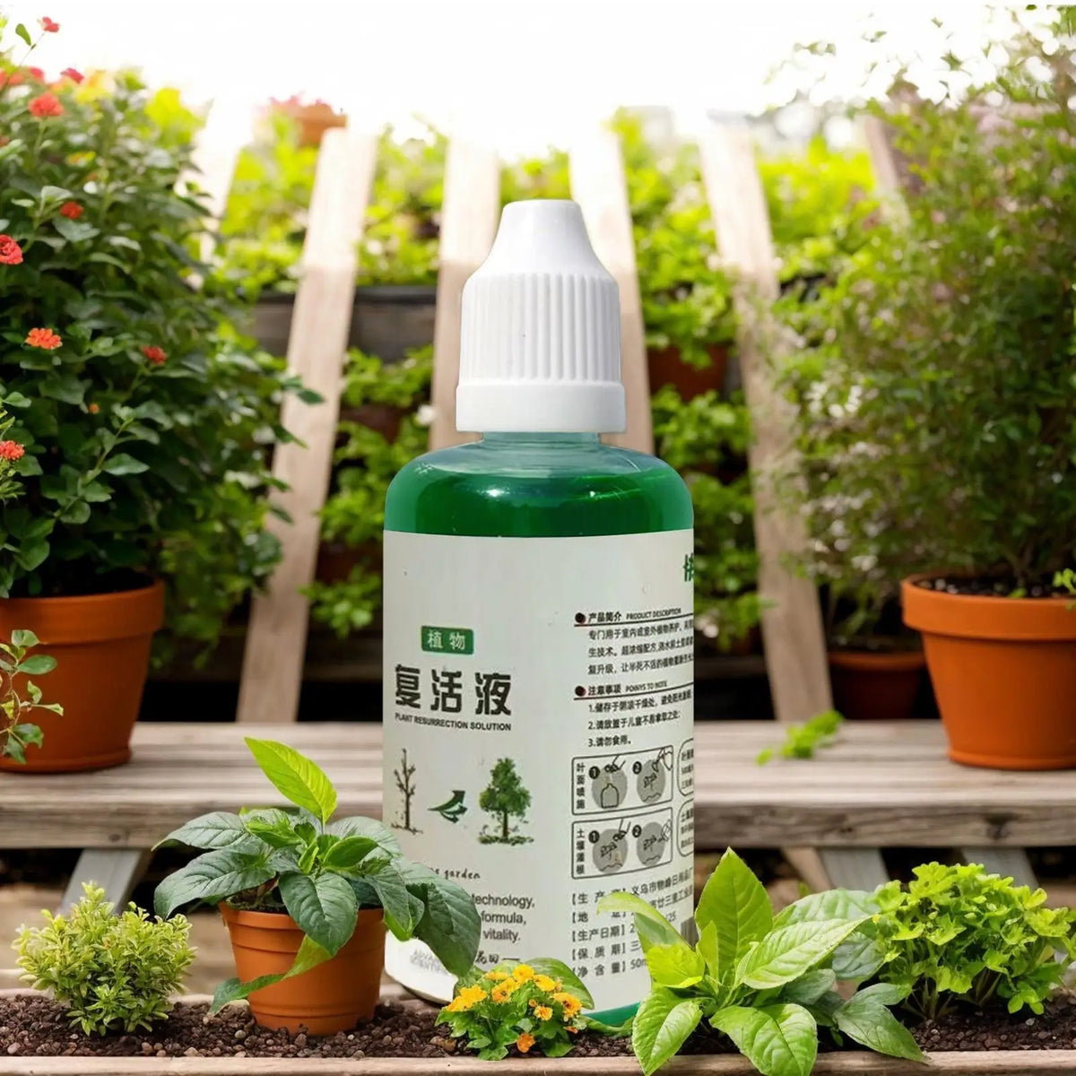 Organic Root Stimulator Liquid Fertilizer for Plants – 50ml Liquid Plant Fertilizer Axl