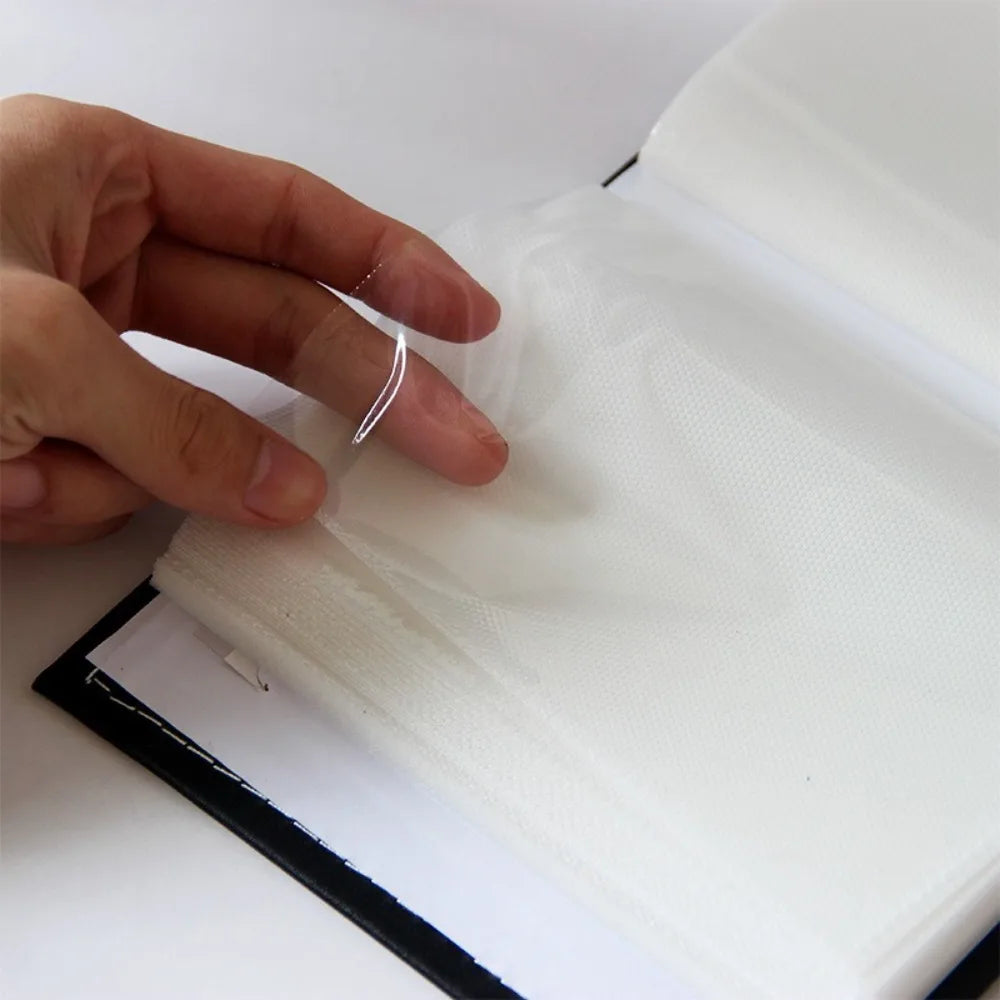100 Pocket Linen Photo Album – Slip-In 4x6 Picture Storage Slip-In Photo Album Axl