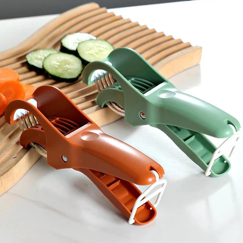 Stainless Steel Fruit & Vegetable Slicer | Manual Kitchen Tool Vegetable Slicer Axl