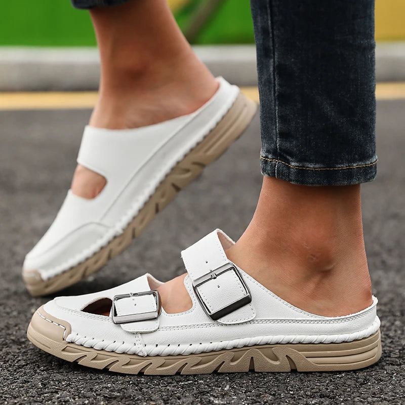 Women's Non-Slip Slip-On Casual Sandal Slippers | Indoor & Outdoor Slip-On Sandal Slippers Axl