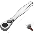 1/4" 72-Tooth Dual Head Ratchet Wrench – Quick-Release Bit Handle Ratchet Wrench Axl type C China Mainland