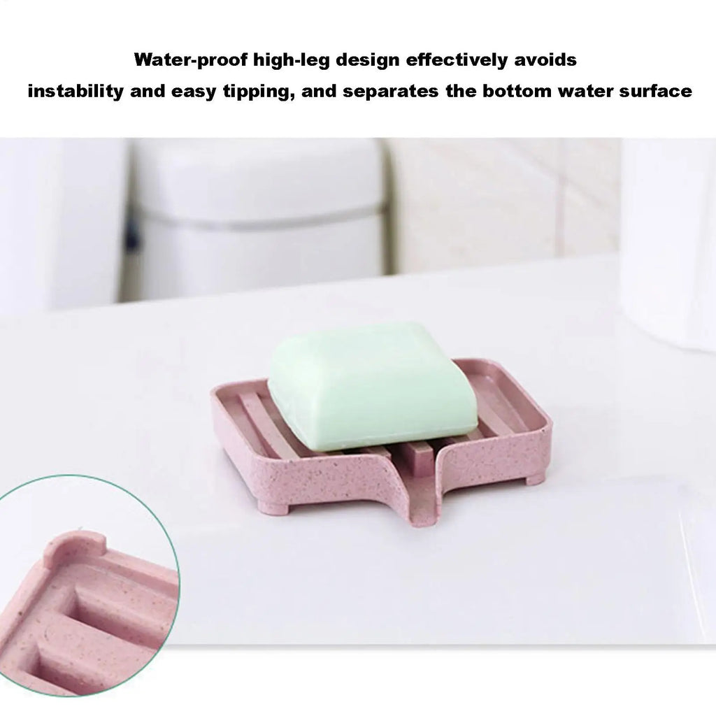 Drain Soap Dish & Sponge Holder Tray – Kitchen & Bathroom Soap Dish Tray Axl