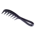 Wide-Tooth Scalp Massage Comb – Men's Black Plastic Hair Comb Hair Comb Axl black