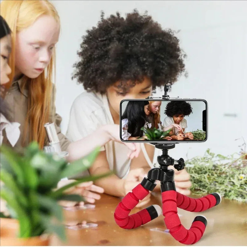 Octopus Mini Tripod & Monopod for Smartphone – Phone Clip Stand Phone Tripod Stand Axl