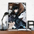 Anime Megumi Wall Poster – Self-Adhesive Waterproof Sticker Anime Wall Poster Axl z3 30x42cm No Frame