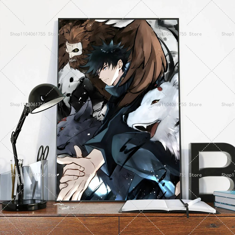 Anime Megumi Wall Poster – Self-Adhesive Waterproof Sticker Anime Wall Poster Axl z3 30x42cm No Frame