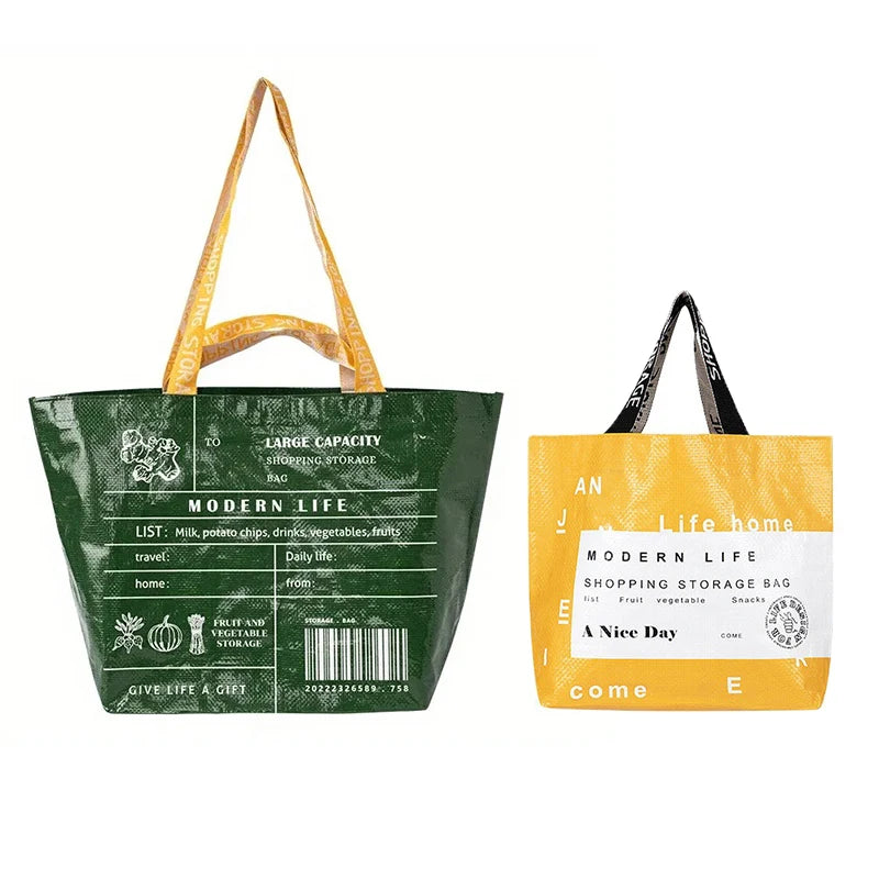 Large Waterproof PP Woven Reusable Shopping Bag – 52×33cm Reusable Shopping Bag Axl