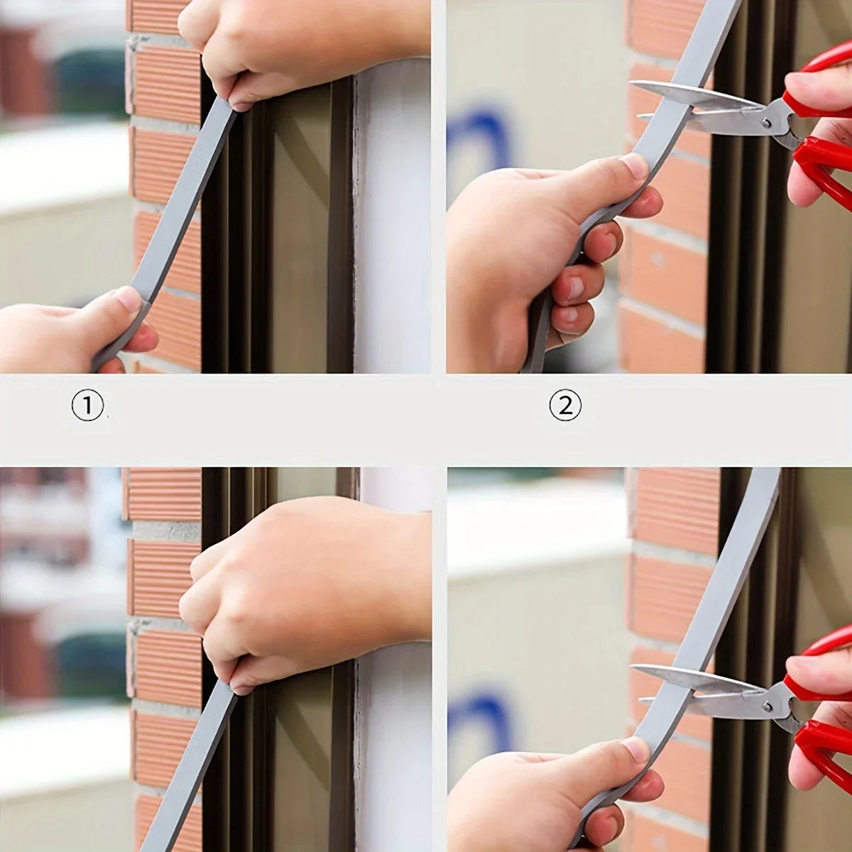 Self-Adhesive Foam Weather Stripping Tape – Door & Window Seal Weather Stripping Tape Axl