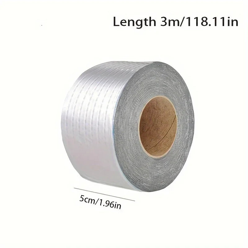 Waterproof Aluminum Foil Tape – High Temp Duct & Roof Repair Foil Repair Tape Axl