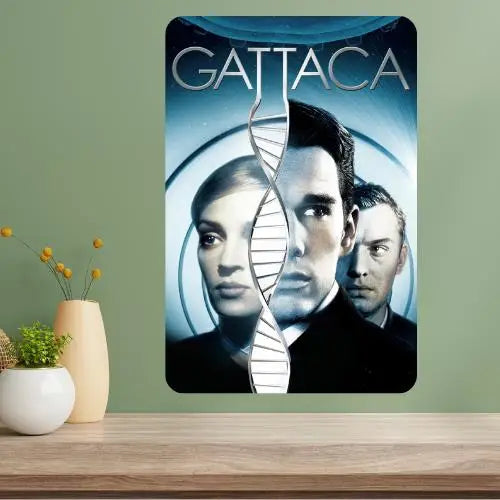 Gattaca Classic Movie Metal Poster Sign | Vintage Wall Decor Metal Wall Sign Axl aluminum sign aluminum 20x30cm