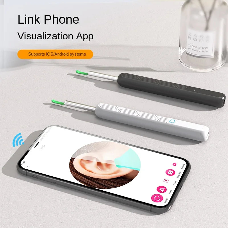 Visual Ear Wax Cleaner with HD Camera & LED Light Ear Cleaning Tool Axl