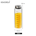 Glass Spice & Pepper Shaker | Stainless Steel Rotatable Cap Spice Shaker Bottle Axl 500ML