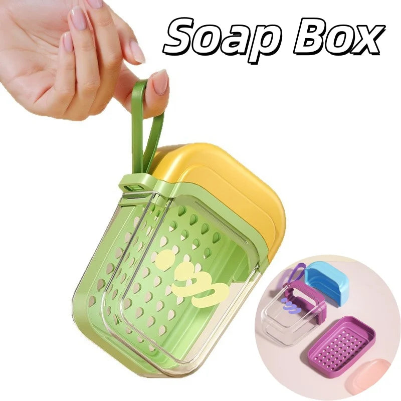 Portable Waterproof Soap Box – Travel Soap Case with Drain Travel Soap Case Axl