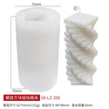 3D Spiral Square Column Silicone Candle & Soap Mold – DIY Silicone Craft Mold Axl only mould