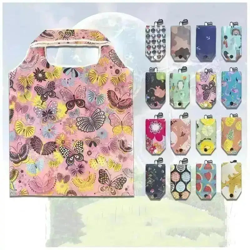 Foldable Polyester Shopping Bag – Reusable Eco Tote Reusable Tote Bag Axl