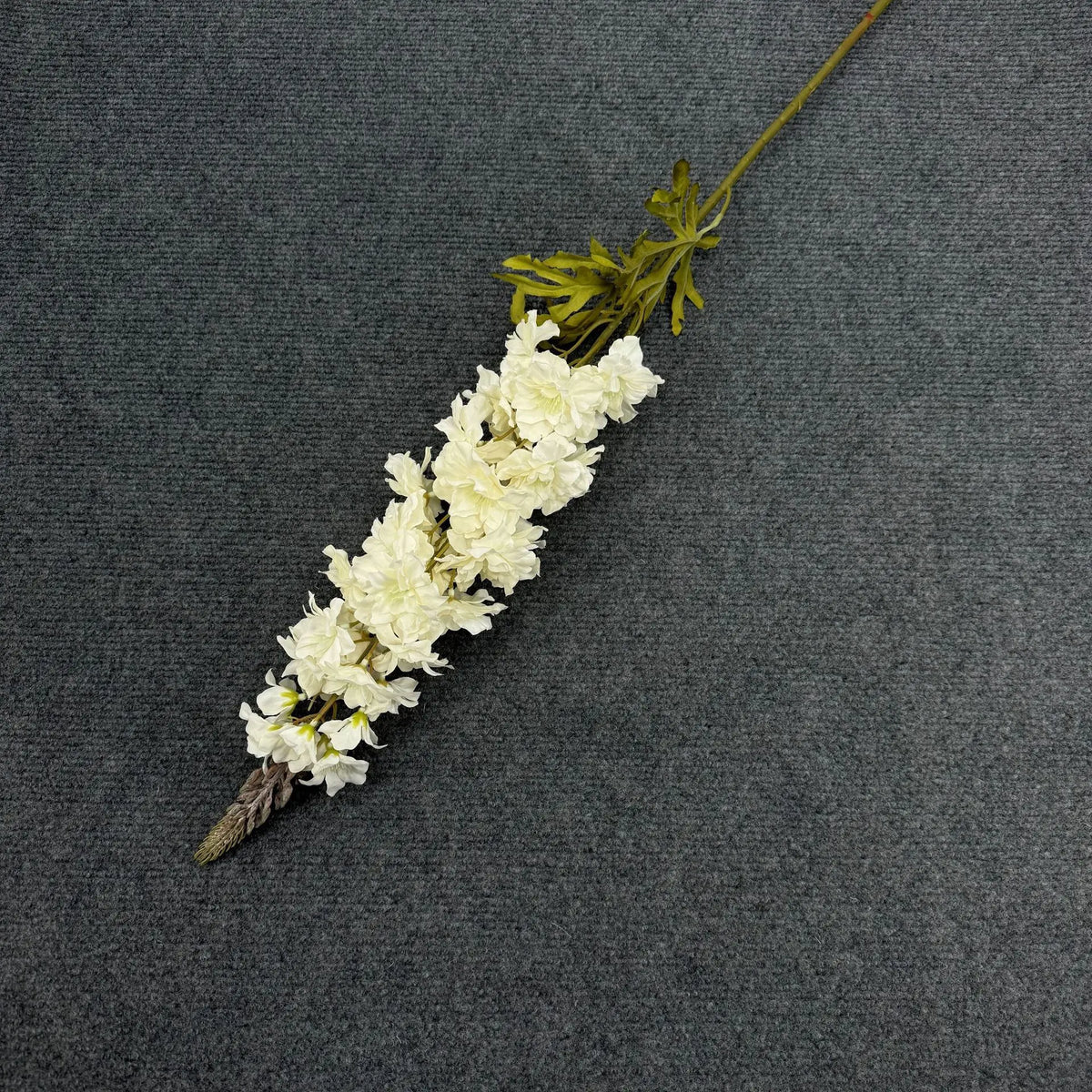 5-Pack Artificial Delphinium Flower Branches 108cm Silk Larkspur Artificial Flower Branches Axl white