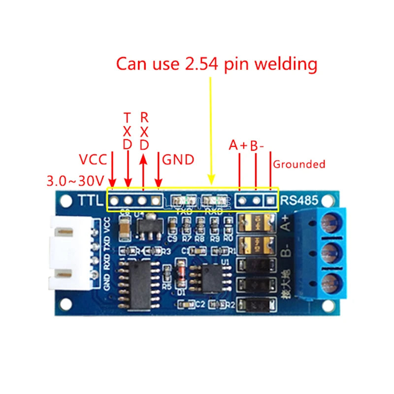TTL to RS485 Converter Module – Auto Flow Control for Arduino Serial Converter Module Axl