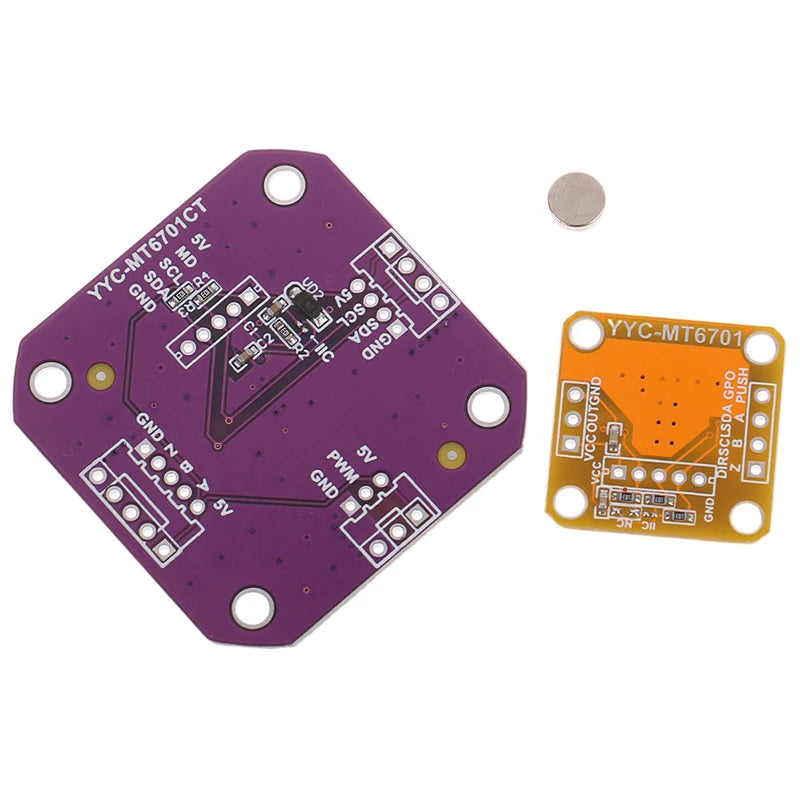 MT6701 14-Bit Magnetic Encoder Angle Sensor – AS5600 Replace Magnetic Encoder Module Axl