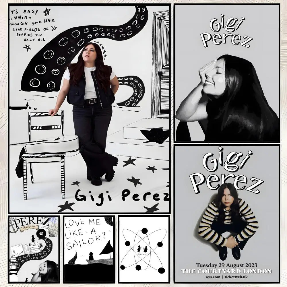 Gigi Perez HD PVC Self-Stick Wall Art Poster | Waterproof Décor Wall Art Poster Axl