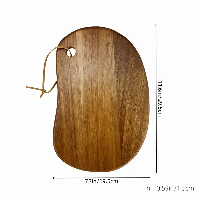 Large Acacia Wood Cutting Board – Meat, Veg, Fruit & Cheese Wood Cutting Board Axl Random wood grain F