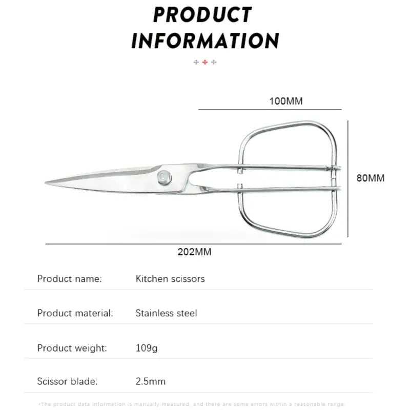 Stainless Steel Detachable Kitchen Scissors – Multifunctional Kitchen Scissors Axl