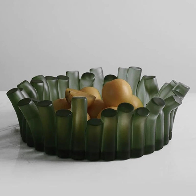 Minimalist Resin Decorative Fruit Bowl & Organizer Tray Decorative Tray Bowl Axl