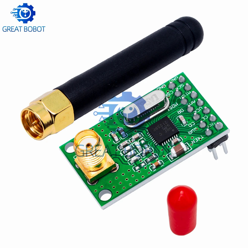 NRF905 Wireless Transceiver Module 433/868/915 MHz FSK GMSK Wireless Transceiver Module Axl