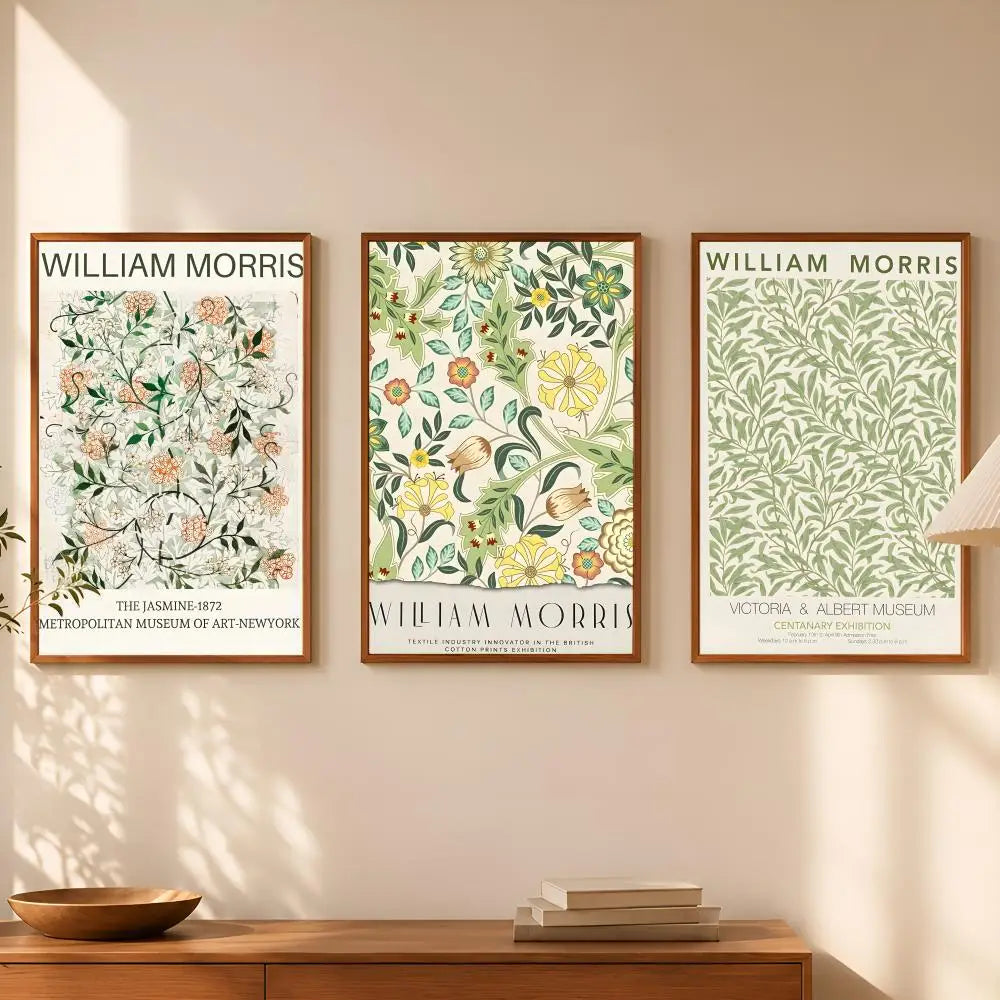 William Morris Self-Stick HD PVC Wall Art Poster | Waterproof Wall Art Poster Axl