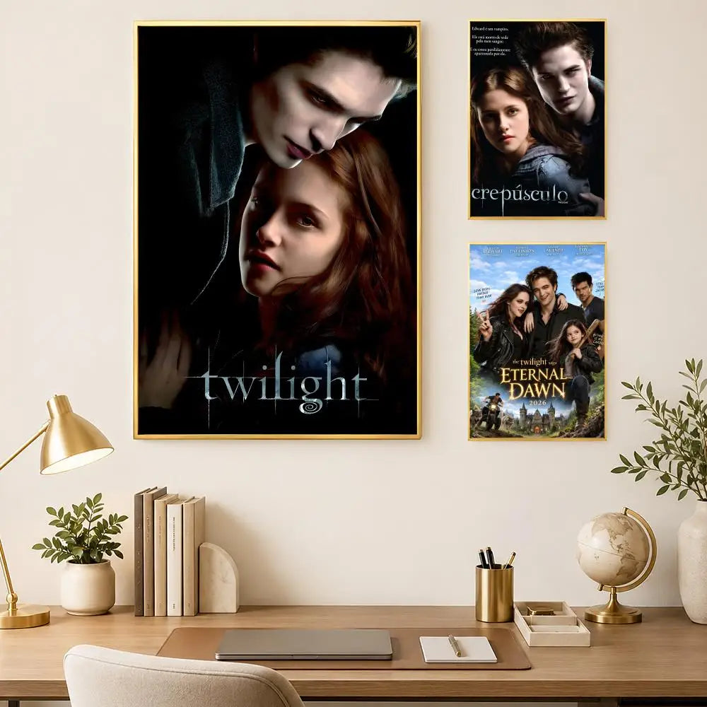 Twilight Movie HD PVC Wall Art Poster – Self-Stick Waterproof Wall Art Poster Axl