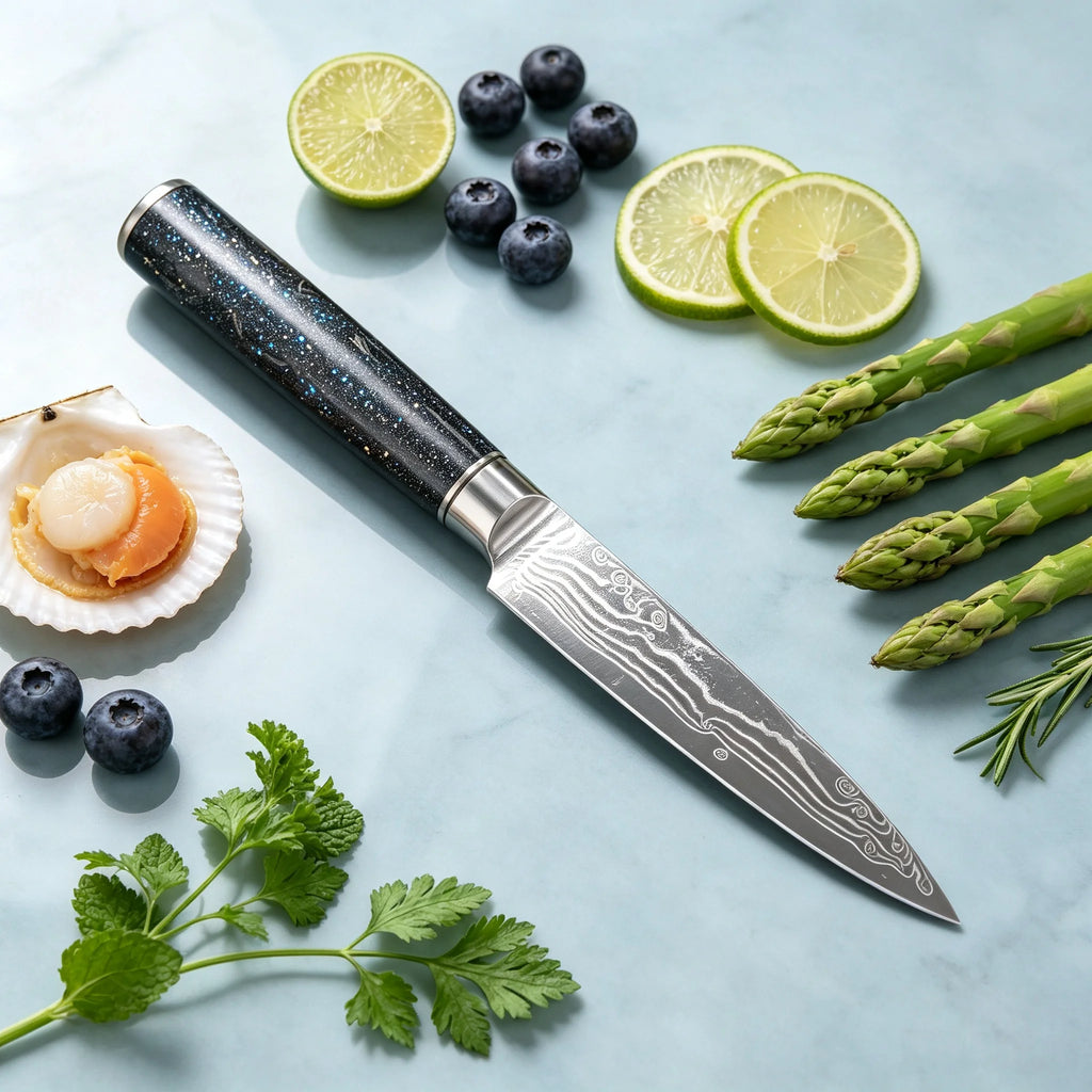Damascus Steel 67-Layer Chef Knife – Sharp Kitchen Utility Damascus Chef Knife Axl