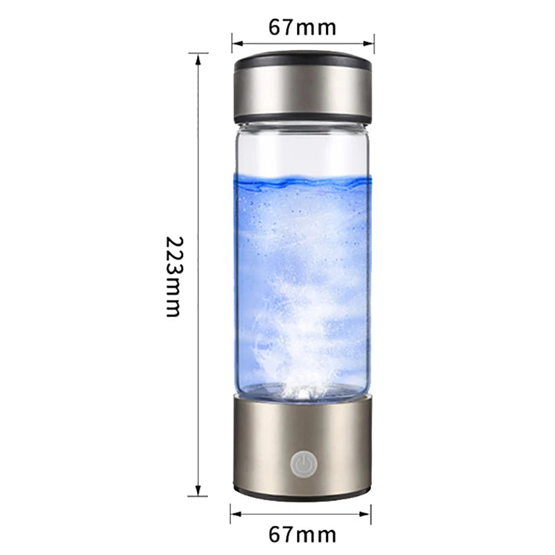 Hydrogen Water Generator Bottle – Portable Alkaline Ionizer Hydrogen Water Bottle Axl