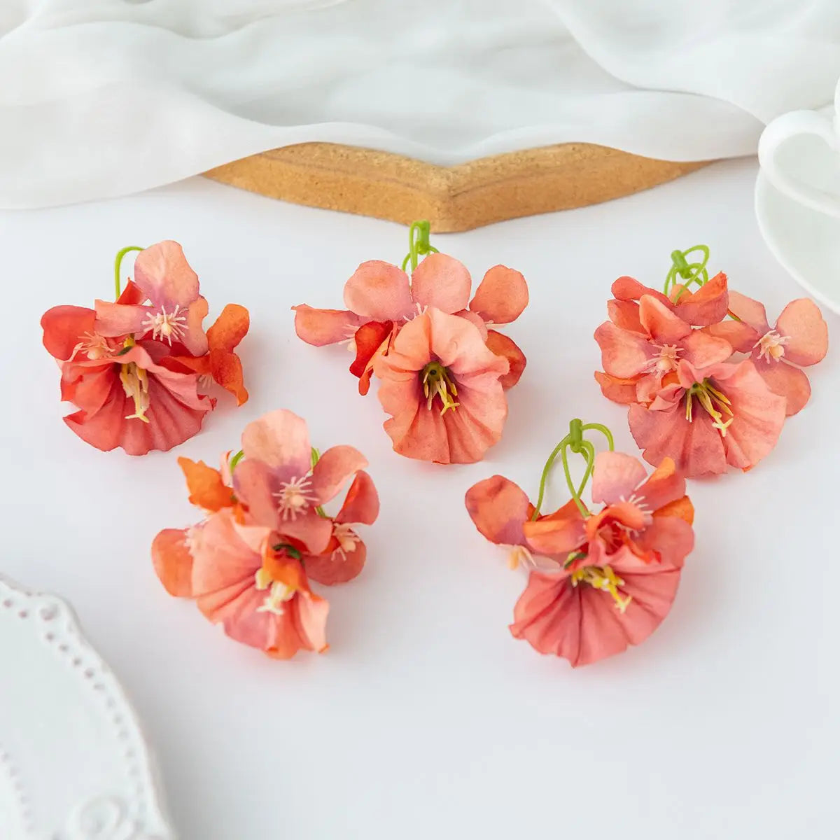 Silk Artificial Hydrangea Flower Heads 5/10 Pcs – Wedding Decor Artificial Silk Flowers Axl 10 10pcs