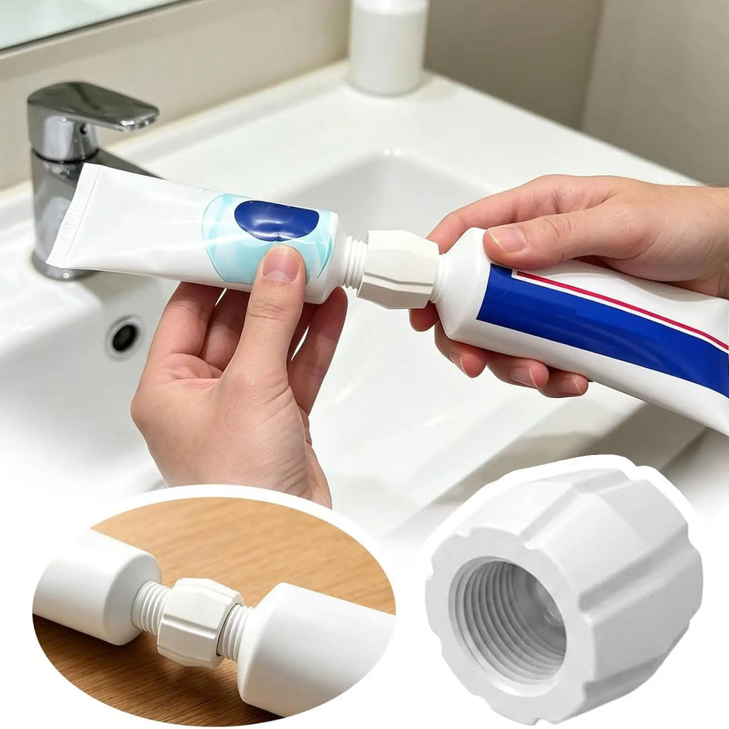 Portable Toothpaste Refill Adapter – Travel Tube Connector Toothpaste Refill Adapter Axl