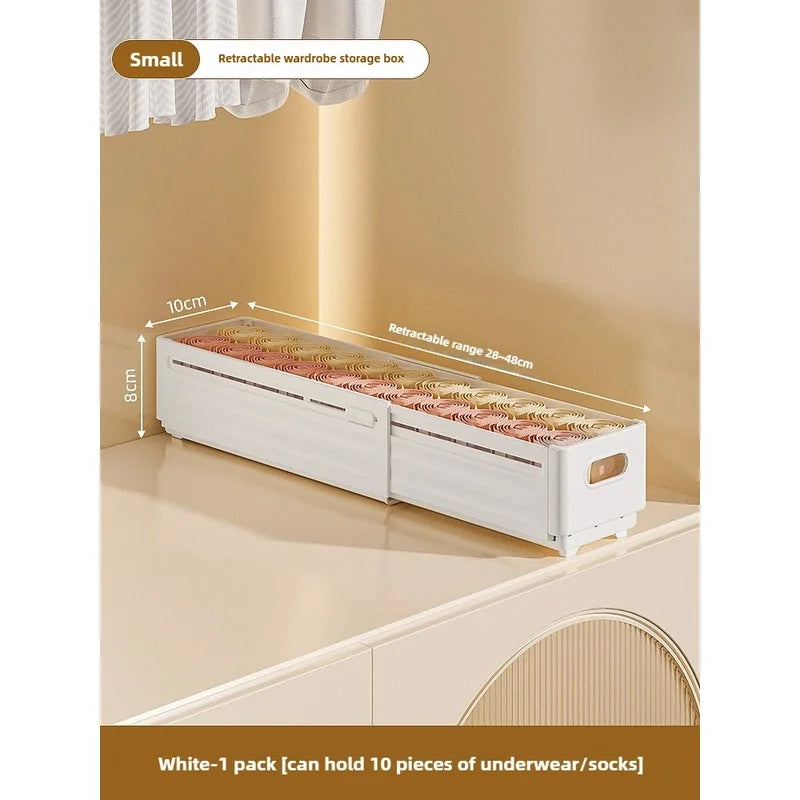 Adjustable Foldable Clothes Storage Box & Closet Organizer Closet Storage Organizer Axl