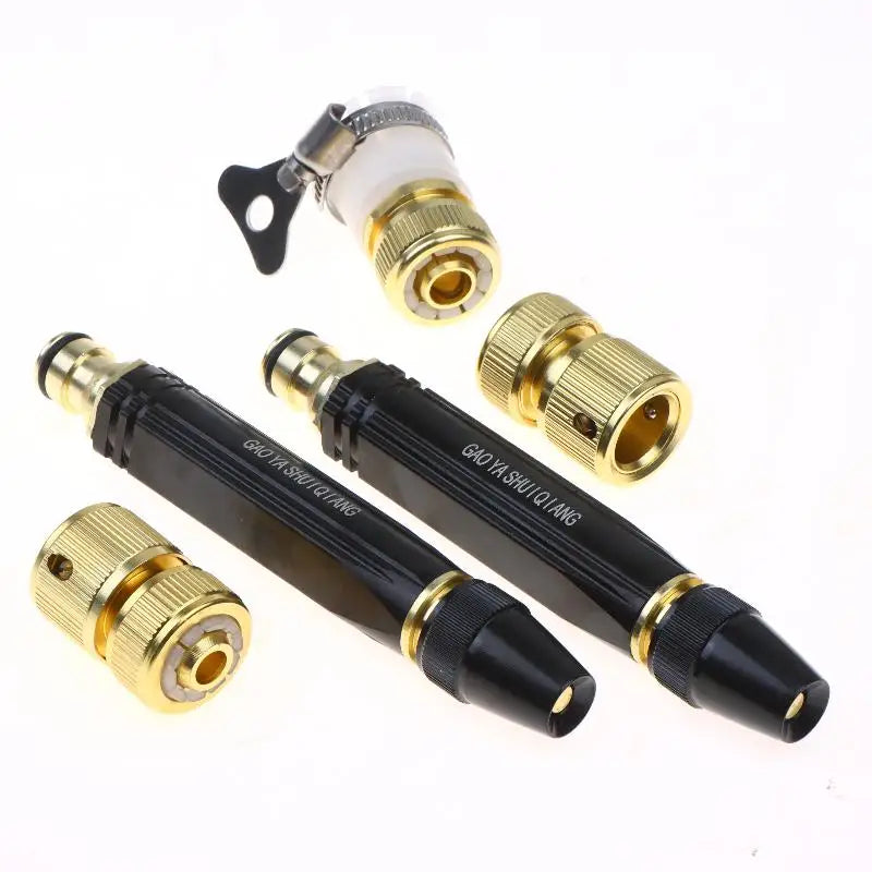 High Pressure Garden Hose Jet Spray Nozzle | Metal Power Washer Garden Hose Nozzle Axl