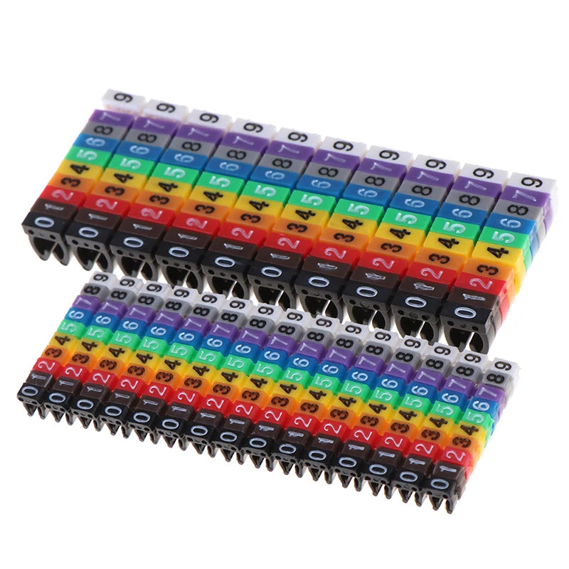 C-Type Cable Markers | Numbered Wire Tags 1.5–6mm² Cable Marker Tags Axl