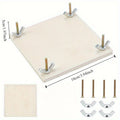 Wooden Flower Press Kit – DIY Botanical Specimen Craft Tool Flower Press Kit Axl 1 Set