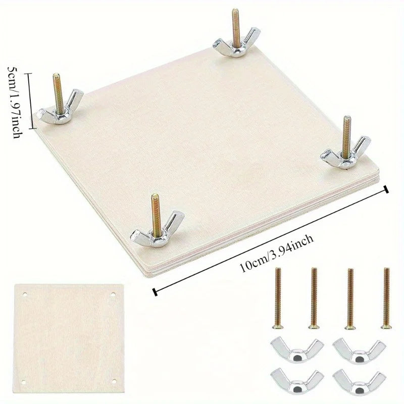 Wooden Flower Press Kit – DIY Botanical Specimen Craft Tool Flower Press Kit Axl 1 Set