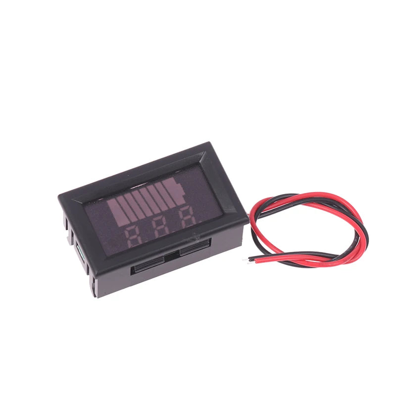 Battery Charge Level Indicator 12V–60V LED Voltmeter Tester Battery Capacity Meter Axl