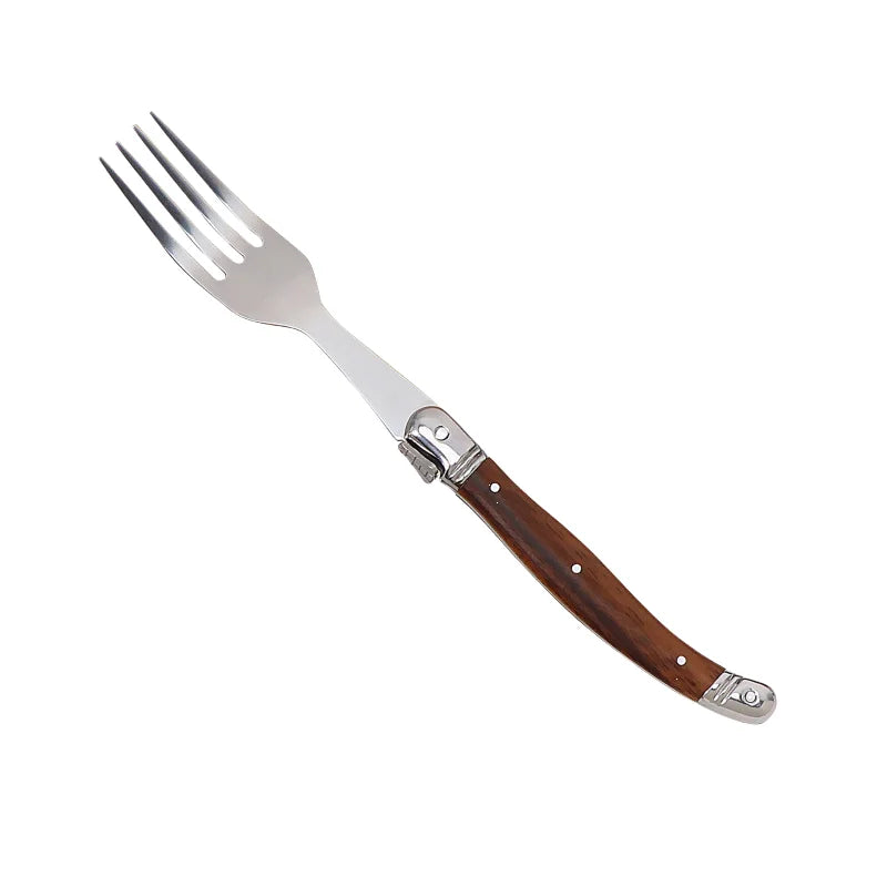 4-Piece Stainless Steel Cutlery Set – Steak Knife, Fork & Spoon Cutlery Set Axl 1 PCS Dinner fork China Mainland