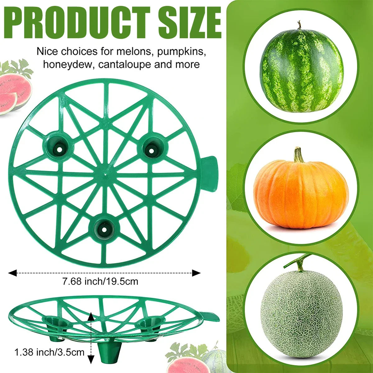 10-Pack Melon Cradle Trays – Fruit Support Holders for Garden Garden Fruit Cradle Axl