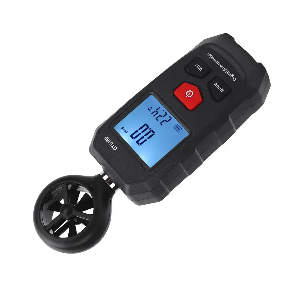 GT8160 Digital Handheld Anemometer – Wind, Temp & Humidity Digital Anemometer Axl