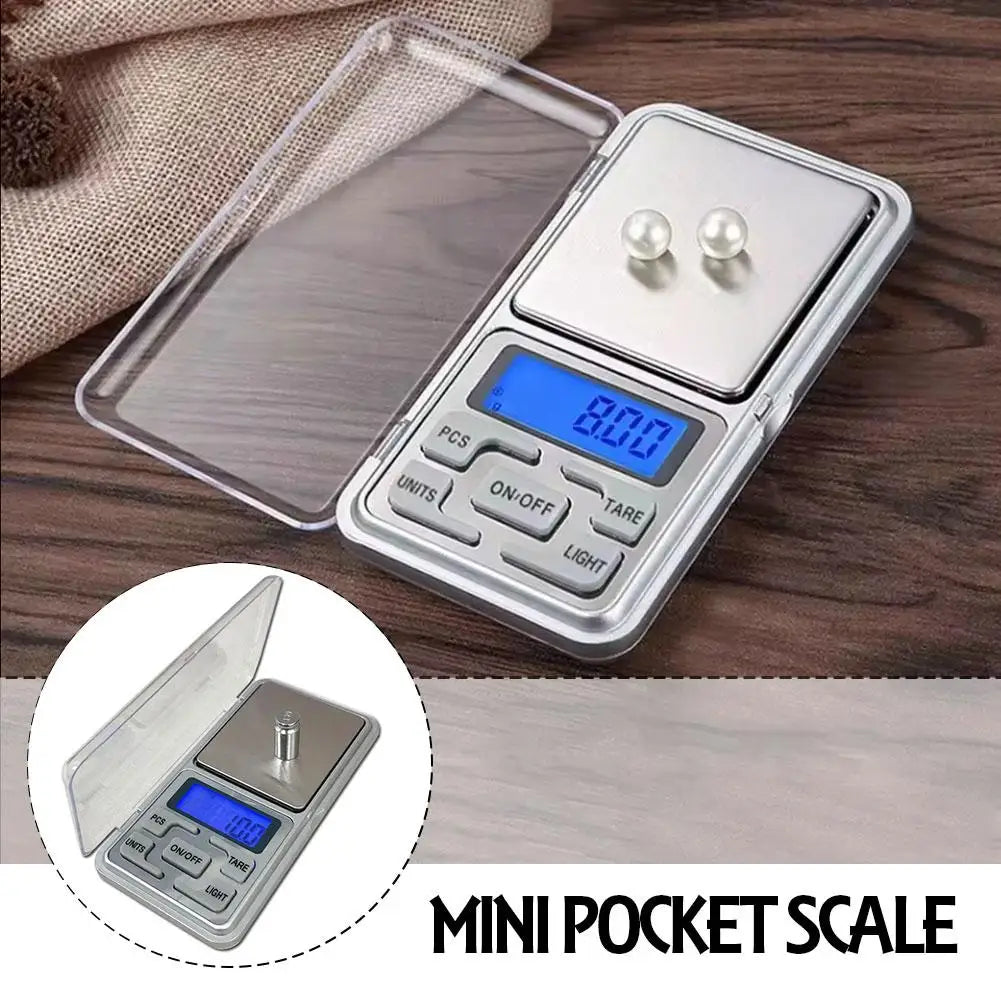Mini Digital Pocket Scale 500g/0.01g – Jewelry & Kitchen Digital Pocket Scale Axl