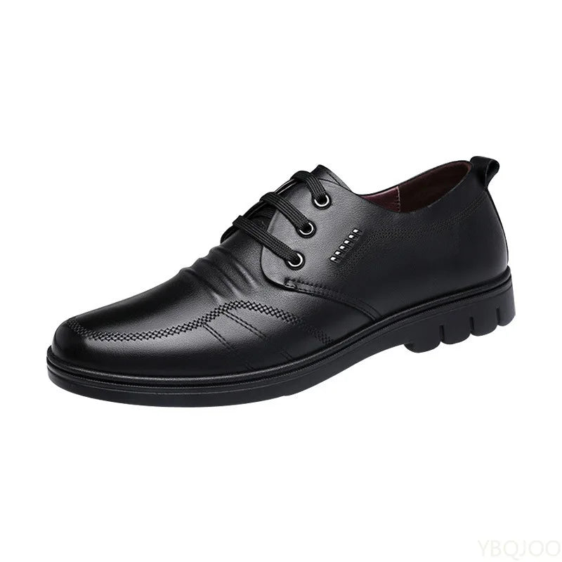 Men's Non-Slip Casual Business Flat Shoes – Soft EVA Sole Men's Dress Shoes Axl