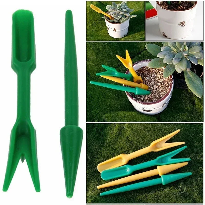 Dibber & Widger Seedling Transplanter Set – 2 Pc Garden Tools Seedling Transplanter Tool Axl