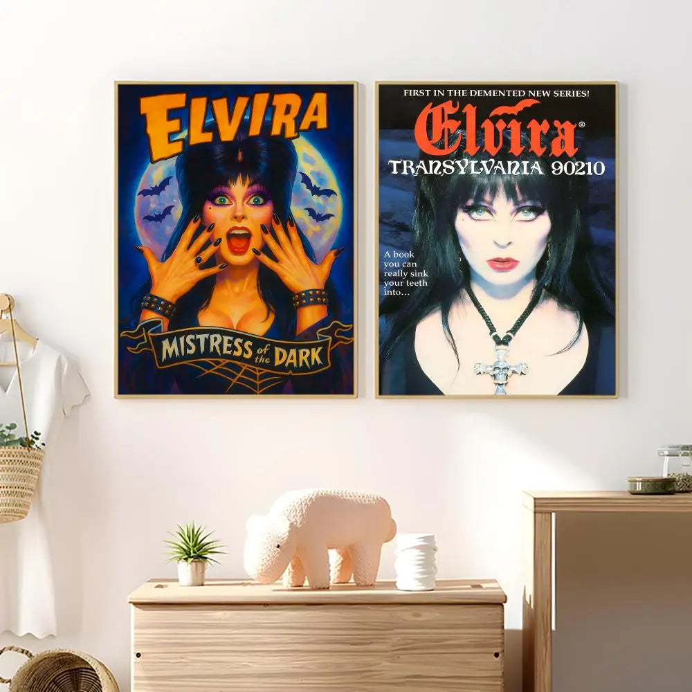 Elvira Mistress of the Dark HD Waterproof Poster Sticker Wall Poster Sticker Axl