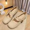 Women's Lolita Mary Jane Flats – Gothic Round Toe Shoes Mary Jane Flats Axl 40 Khaki